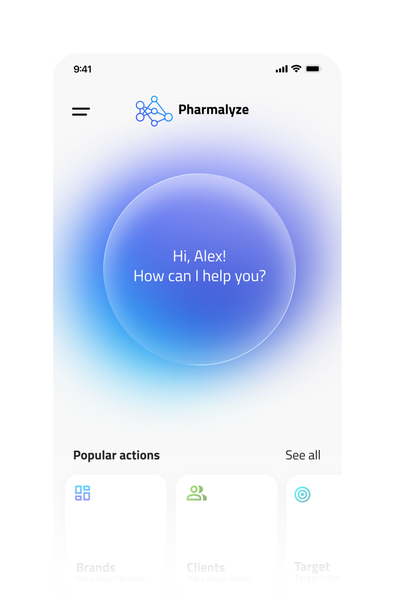 Pharmalyze Ask AI screen